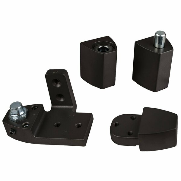 Global Door Controls Arch/Vistawall Style 3/4 in. Right Hand Offset Door Pivot Hinge Set for Adams Rite Type Storefront Door in Duronodic TH1110-RH-DU